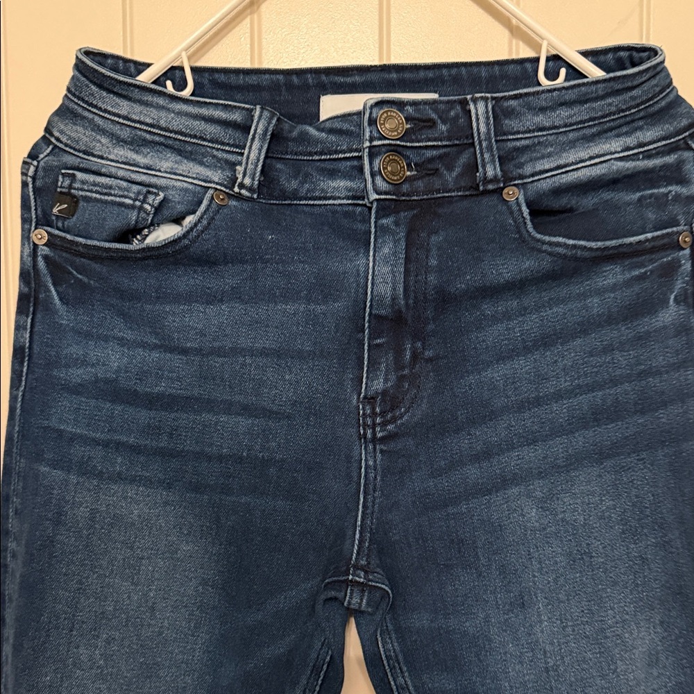 Kancan Cadence Ultra High Rise Slim Straight Leg Jeans - Picture 8 of 9